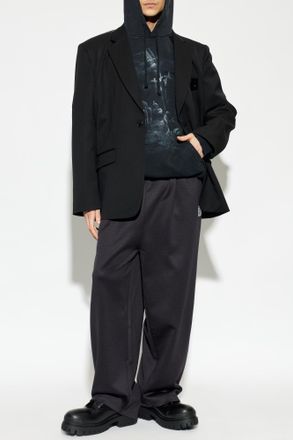 VETEMENTS Sweatshirt With Print, Mens, Black