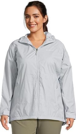 Columbia Plus Size Switchbacktm II Lined Long Jacket Womens Clothing Cirrus Grey : 1X, Nylon