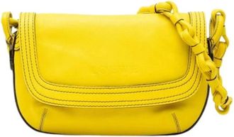 Loewe Pre-owned Cross Body Bags, female, Yellow, Size: ONE SIZE Pre-owned Shoulder Bag
