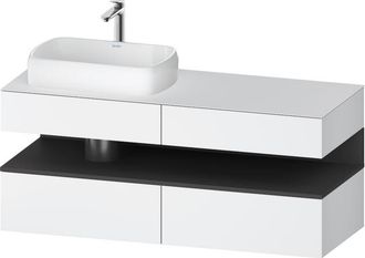 Duravit Qatego Consola Mueble Bajo Lavabo, 2 Extensiones, 2 - Duravit