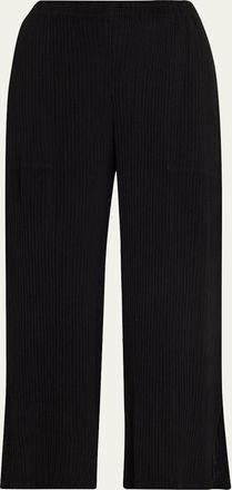 Issey Miyake Pleated Hatching Pants