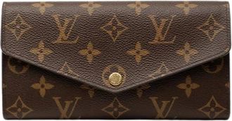 Louis Vuitton Pre-owned Wallets, female, Brown, Size: ONE SIZE Pre-owned Sarah Wallet