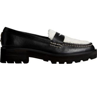 Sperry Top-Sider Chunky Penny Black Fuzzy STS88881 Mens
