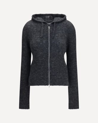 Our Legacy Alpaca-blend Zip-Up Hoodie Female 40