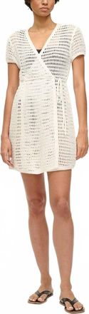 Staud Spritz Dress In Ivory