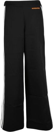 Patrizia Pepe Tuta Wijde Broek - Dames - Wijde Broeken - Zwart - XS - Polyester - Broeken