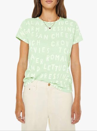 Mother Sinful Short Sleeve Tee In Caesar Salad