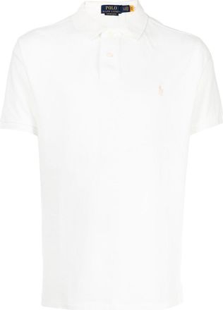 Polo Ralph Lauren logo-embroidered polo shirt - men - Cotton - S - White