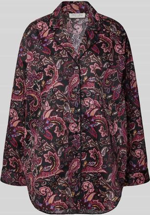 Christian Berg Pyjama-Oberteil mit Knopfleiste in Black, Größe XXL