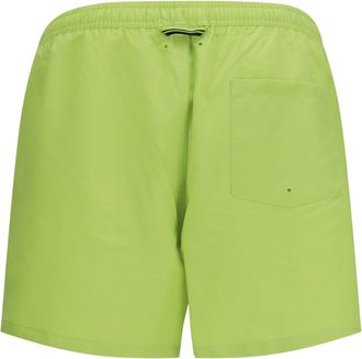 Fred Perry Mens Swim Shorts Citron Recycled Polyester Swimwear Sea Clothing