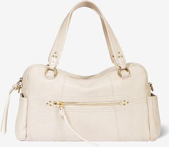 Jerome Dreyfuss Handtasche aus genarbtem Nappaleder Lucky Bowling