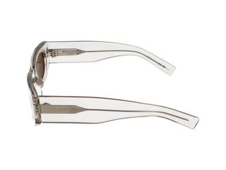 Saint Laurent Unisex Sl Sunglasses Beige Acetate