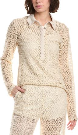Rag & Bone Liv Mesh Polo