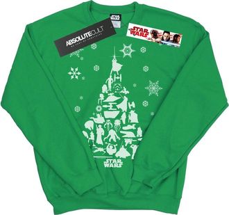 Star Wars Heren Kerstboom Sweatshirt (Iers Groen)