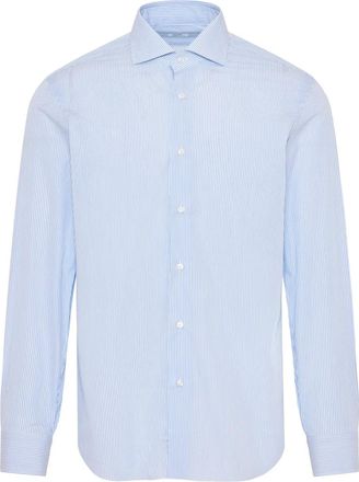 Barba Camicia a righe - Blu