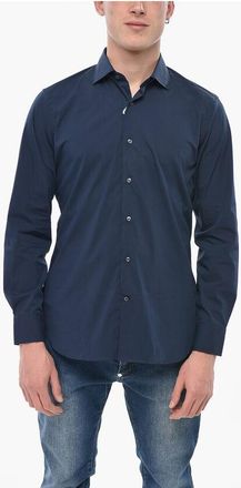 Laboratorio del Carmine Cotton-Blend Shirt With French Collar size 40