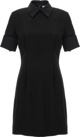 Sportmax Dames, Jurken, Zwart, Maat: XS Leer