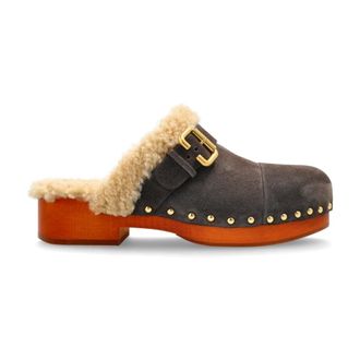 Chlo&eacute; Klompen Jeannette - Dames - Klompen - Bruin - 36 EU - Su&egrave;de - Schoenen