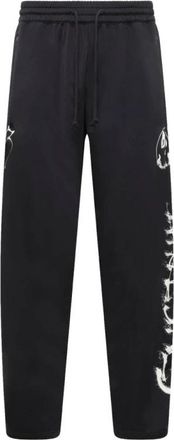 Yohji Yamamoto Chito Graphic Track Pants - Heren - Sweatpants - Zwart - M - Broeken