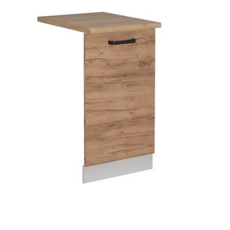 Vicco Tapa Del Lavavajillas R-line, Roble Dorado, 45 Cm, Et Roble