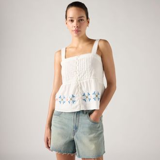 Levi's Mimi Blouse - Womens - XS - Cream / Smaller Floral