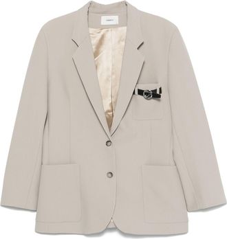 Coperni Blazer met ceintuur zak - Groen