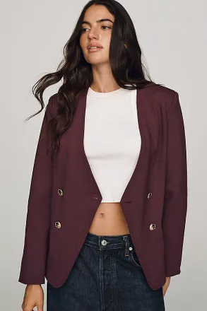 Maeve Tailored Blazer Jacket