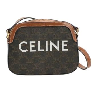 Celine Pre-owned Cross Body Bags, female, Brown, Size: ONE SIZE Pre-owned Vintage Shoulder Bag