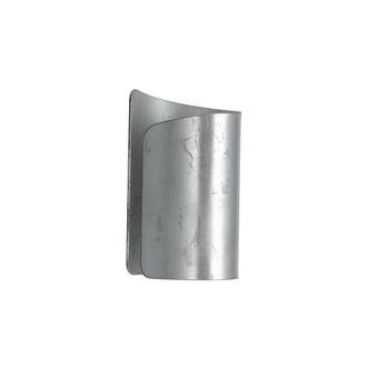 Netlighting Imagine Curved Glass Wall Light Silver Leaf E27