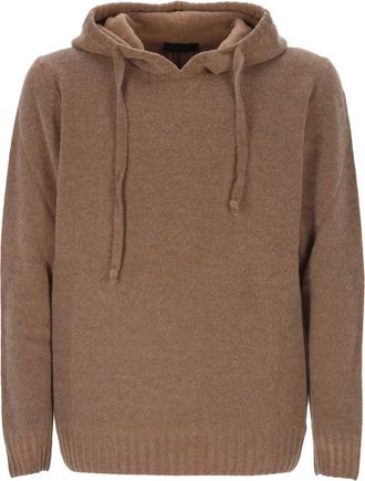 Outfit Italy Felpa con cappuccio e coulisse - Marrone