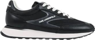 Karl Lagerfeld Schoenen, Heren, Zwart, 42 EU, Leer, Kairo Lo Lace Mix II