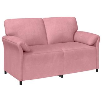 vidaXL Sof&aacute; De 2 Plazas Rosa 158 X 83 X 95 Cm Terciopelo Vidaxl
