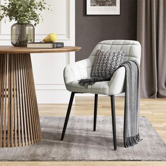 Vicco Silla De Comedor Relio, Beige, 53.5 X 55.5 Cm, Vicco