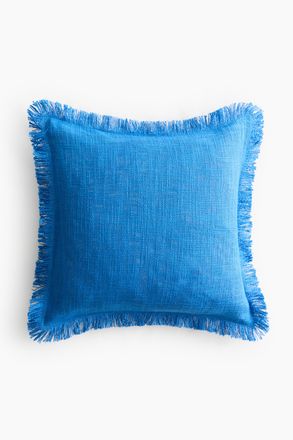 H&M Kissenh&uuml;lle aus Baumwolle - Knallblau