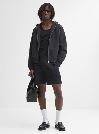 Le 31 Mens Fleece-lined short Inseam: 7