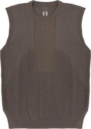 Rick Owens Sleeveless Truien - Heren - Spencers - Bruin - S - Truien & Vesten