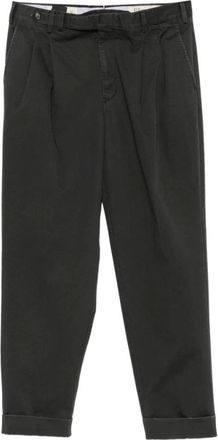 Pantaloni Torino Chinos met omslag en vouw - Heren - Broeken - Grijs - Maat: XL