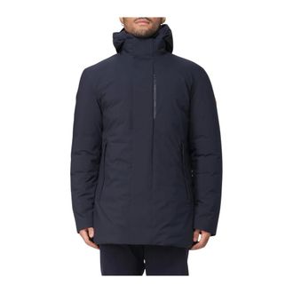 Save The Duck Winter Jackets, male, Blue, Size: XL Blue Winter Coats for Men