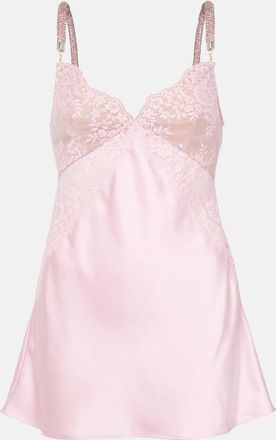 Self Portrait x Christopher Kane satin slip dress