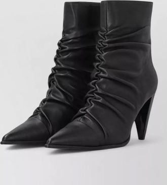 Pinko leather ankle boots