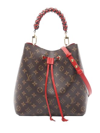 Louis Vuitton 2018 Monogram Neonoe MM bucket bag - Brown