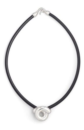 Bea Bongiasca Tarallo Pendant Necklace in Silver at Nordstrom