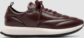 Officine Creative Solstice 101 Leather Running Sneakers in Red at Nordstrom, Size 40