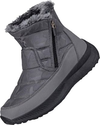 Generic Winter Comfortable Cotton Shoes Anti Boots For Women Boots Waetpoof 30 Winter Boots (Dark Gray, 4.5)