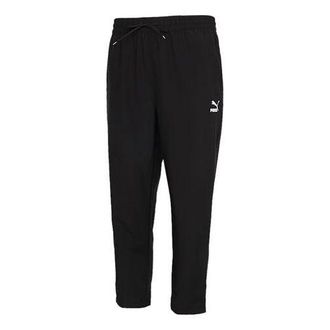 Puma Classics Silm Tapered Pants Black White 531425-01