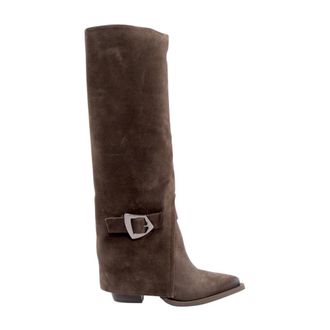 Elvio Zanon Cowboy Boots, female, Brown, Size: 10 US Ec2002X High Boots