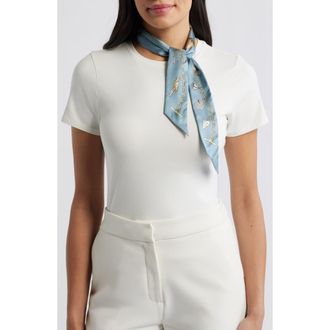 Echo Charmed Life Silk Ribbon Scarf in Blue Shadow at Nordstrom