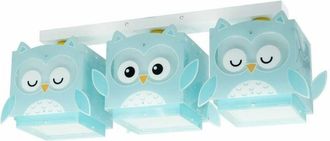 Dalber Plafoniera Per Bambini a 3 Luci Little Owl
