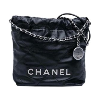 Chanel Pre-owned Quilted Satchel - Dames - Pre-owned - Zwart - Maat: ONE Size Leer