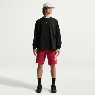 Nike Mens Club French Terry Alumni Shorts in Red | FQ4950-613